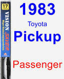 Passenger Wiper Blade for 1983 Toyota Pickup - Vision Saver