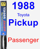 Passenger Wiper Blade for 1988 Toyota Pickup - Vision Saver