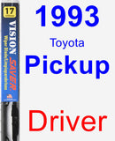 Driver Wiper Blade for 1993 Toyota Pickup - Vision Saver