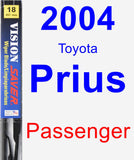 Passenger Wiper Blade for 2004 Toyota Prius - Vision Saver