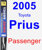 Passenger Wiper Blade for 2005 Toyota Prius - Vision Saver