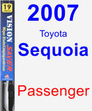 Passenger Wiper Blade for 2007 Toyota Sequoia - Vision Saver