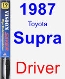 Driver Wiper Blade for 1987 Toyota Supra - Vision Saver