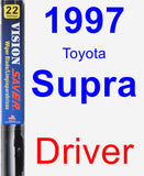 Driver Wiper Blade for 1997 Toyota Supra - Vision Saver