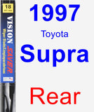 Rear Wiper Blade for 1997 Toyota Supra - Vision Saver