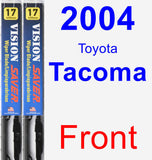 Front Wiper Blade Pack for 2004 Toyota Tacoma - Vision Saver