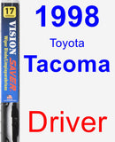 Driver Wiper Blade for 1998 Toyota Tacoma - Vision Saver