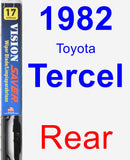 Rear Wiper Blade for 1982 Toyota Tercel - Vision Saver