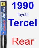 Rear Wiper Blade for 1990 Toyota Tercel - Vision Saver