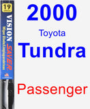 Passenger Wiper Blade for 2000 Toyota Tundra - Vision Saver