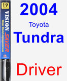 Driver Wiper Blade for 2004 Toyota Tundra - Vision Saver