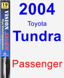 Passenger Wiper Blade for 2004 Toyota Tundra - Vision Saver