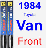 Front Wiper Blade Pack for 1984 Toyota Van - Vision Saver