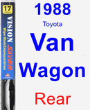 Rear Wiper Blade for 1988 Toyota Van Wagon - Vision Saver