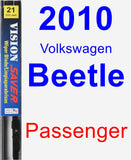 Passenger Wiper Blade for 2010 Volkswagen Beetle - Vision Saver