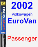 Passenger Wiper Blade for 2002 Volkswagen EuroVan - Vision Saver