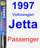 Passenger Wiper Blade for 1997 Volkswagen Jetta - Vision Saver