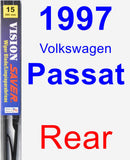 Rear Wiper Blade for 1997 Volkswagen Passat - Vision Saver