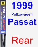 Rear Wiper Blade for 1999 Volkswagen Passat - Vision Saver