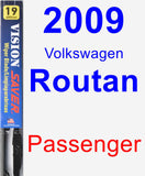 Passenger Wiper Blade for 2009 Volkswagen Routan - Vision Saver