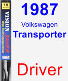 Driver Wiper Blade for 1987 Volkswagen Transporter - Vision Saver