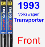 Front Wiper Blade Pack for 1993 Volkswagen Transporter - Vision Saver