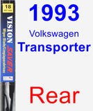 Rear Wiper Blade for 1993 Volkswagen Transporter - Vision Saver