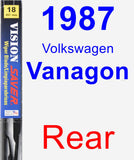 Rear Wiper Blade for 1987 Volkswagen Vanagon - Vision Saver