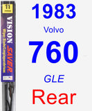 Rear Wiper Blade for 1983 Volvo 760 - Vision Saver