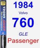 Passenger Wiper Blade for 1984 Volvo 760 - Vision Saver