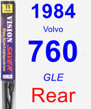 Rear Wiper Blade for 1984 Volvo 760 - Vision Saver