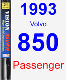 Passenger Wiper Blade for 1993 Volvo 850 - Vision Saver