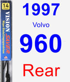 Rear Wiper Blade for 1997 Volvo 960 - Vision Saver