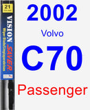 Passenger Wiper Blade for 2002 Volvo C70 - Vision Saver