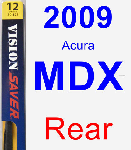 Rear Wiper Blade for 2009 Acura MDX - Rear