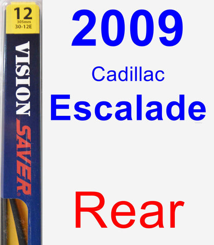 Rear Wiper Blade for 2009 Cadillac Escalade - Rear