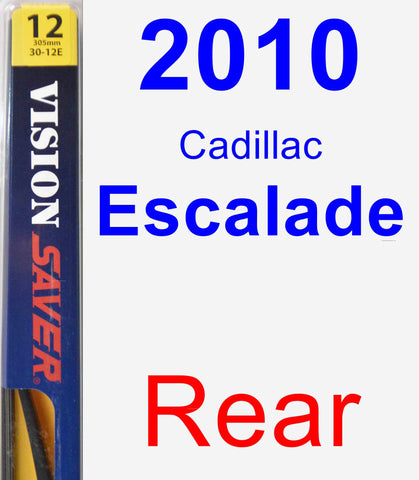 Rear Wiper Blade for 2010 Cadillac Escalade - Rear