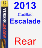 Rear Wiper Blade for 2013 Cadillac Escalade - Rear