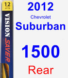 Rear Wiper Blade for 2012 Chevrolet Suburban 1500 - Rear