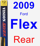 Rear Wiper Blade for 2009 Ford Flex - Rear