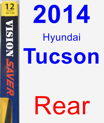 Rear Wiper Blade for 2014 Hyundai Tucson - Rear