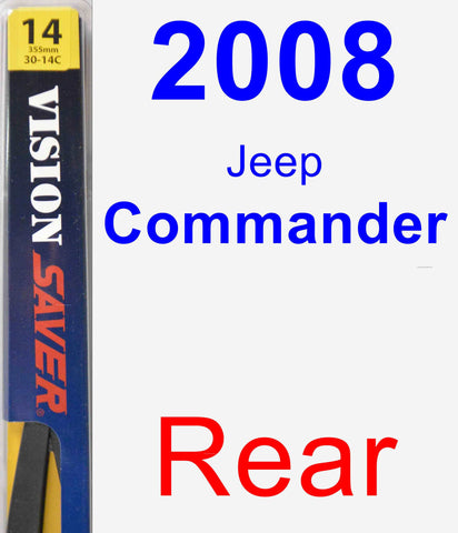 Rear Wiper Blade for 2008 Jeep Commander - Rear