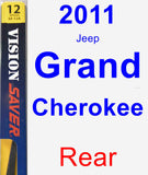 Rear Wiper Blade for 2011 Jeep Grand Cherokee - Rear