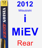 Rear Wiper Blade for 2012 Mitsubishi i-MiEV - Rear