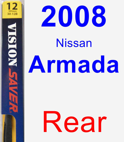 Rear Wiper Blade for 2008 Nissan Armada - Rear