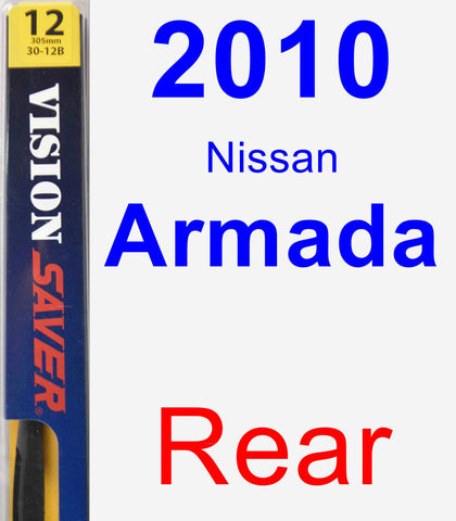 Rear Wiper Blade for 2010 Nissan Armada - Rear