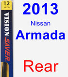 Rear Wiper Blade for 2013 Nissan Armada - Rear