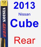 Rear Wiper Blade for 2013 Nissan Cube - Rear