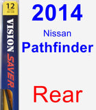 Rear Wiper Blade for 2014 Nissan Pathfinder - Rear