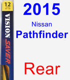 Rear Wiper Blade for 2015 Nissan Pathfinder - Rear